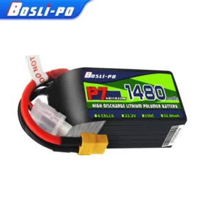 Boslipo P7 1480mAh 150C 6S FPV Battery